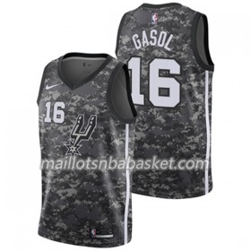Maillot Homme San Antonio Spurs Pau Gasol 2 Nike City Edition Swingman